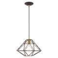 LIVEX LIGHTING  41323-07  Geometric Shade Mini Pendant