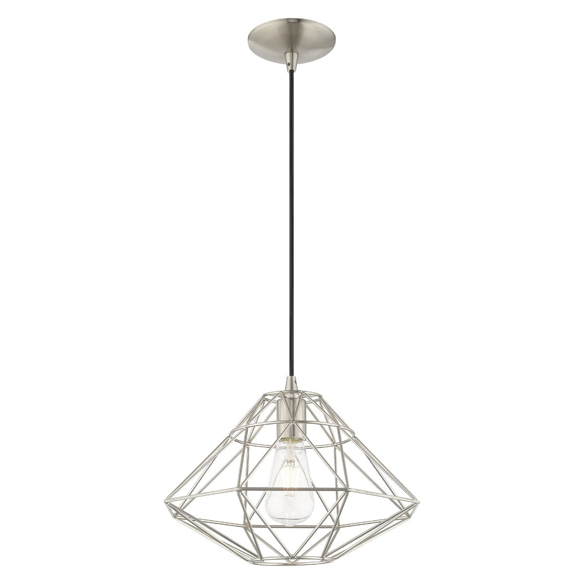 LIVEX LIGHTING  41323-91  Geometric Shade Mini Pendant