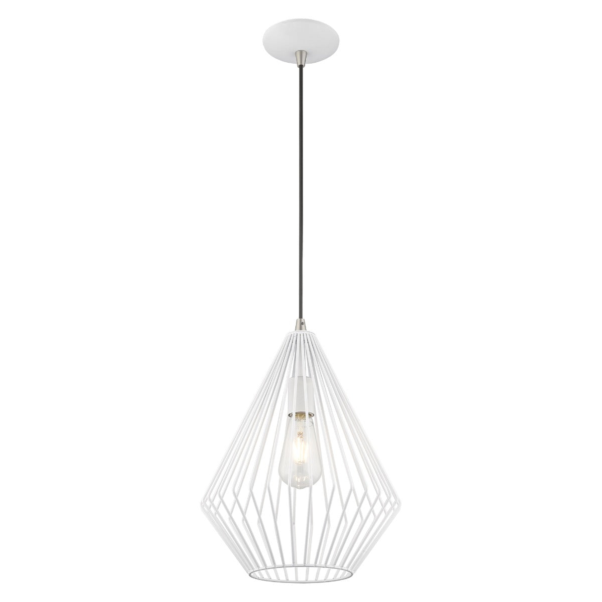 LIVEX LIGHTING  41325-03  Geometric Shade Mini Pendant