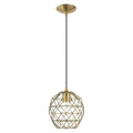 LIVEX LIGHTING  41326-01   Geometric Shade Mini Pendant