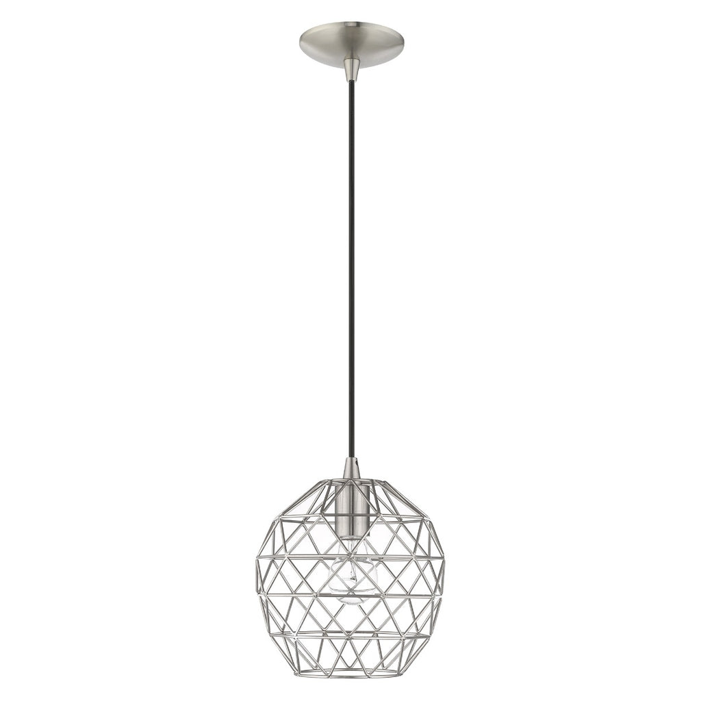 LIVEX LIGHTING  41326-91  Geometric Shade Mini Pendant