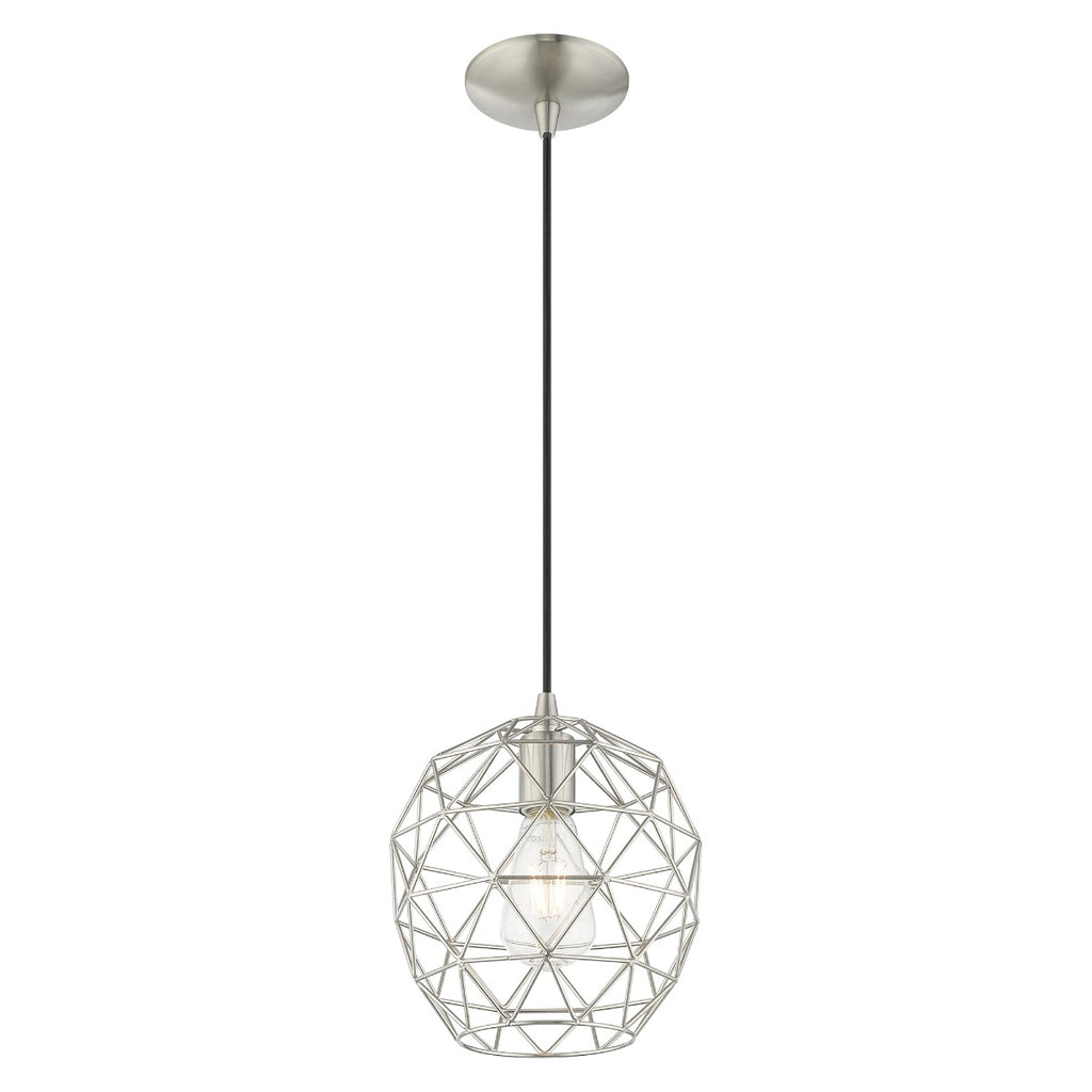 LIVEX LIGHTING  41326-91  Geometric Shade Mini Pendant