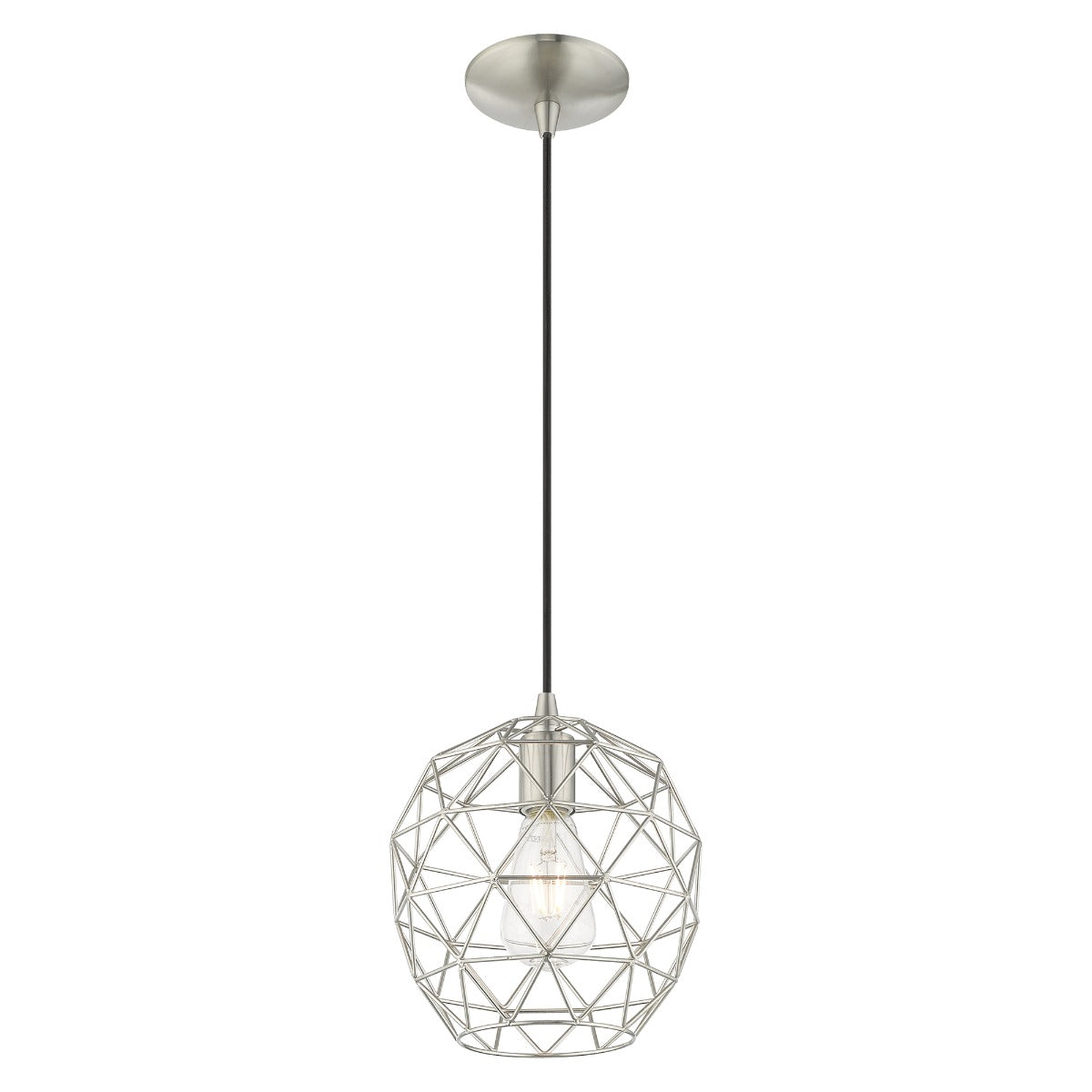 LIVEX LIGHTING  41326-91  Geometric Shade Mini Pendant
