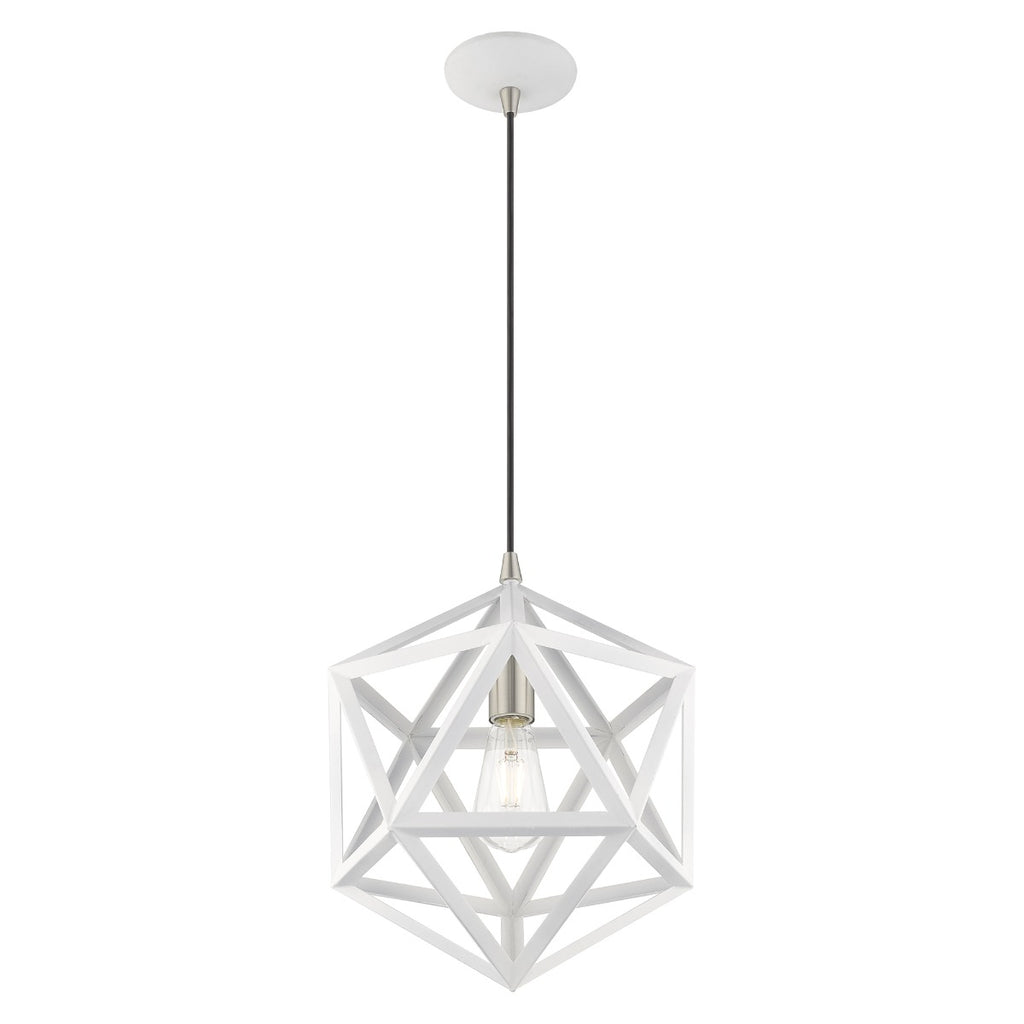 LIVEX LIGHTING  41328-03  Geometric Shade Mini Pendant