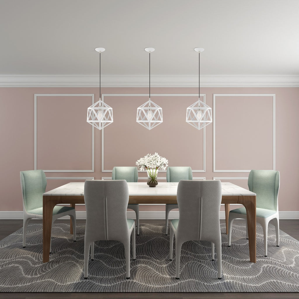 LIVEX LIGHTING  41328-03  Geometric Shade Mini Pendant