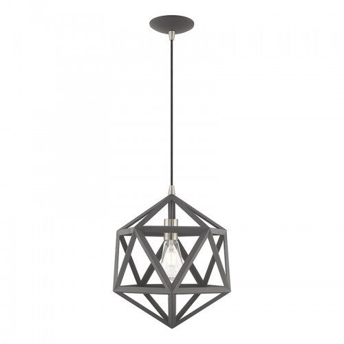 LIVEX LIGHTING  41328-76  Geometric Shade Mini Pendant