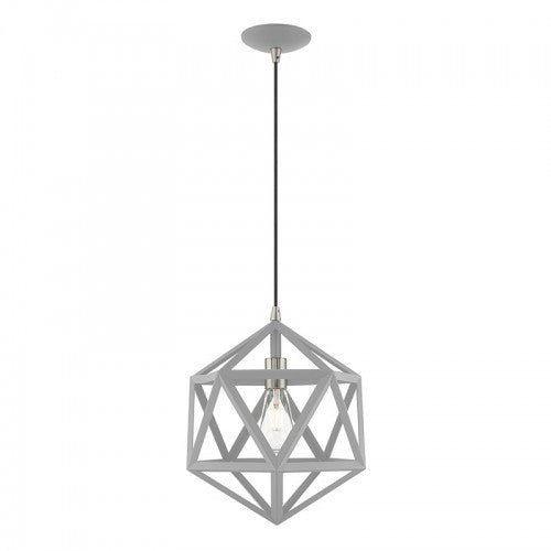 LIVEX LIGHTING  41328-80  Geometric Shade Mini Pendant
