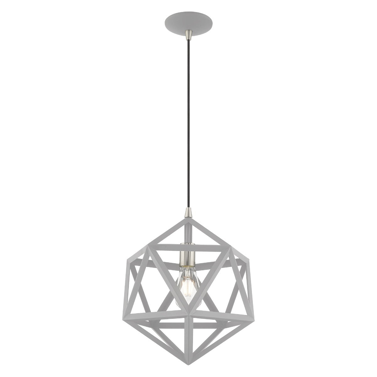 LIVEX LIGHTING  41328-80  Geometric Shade Mini Pendant
