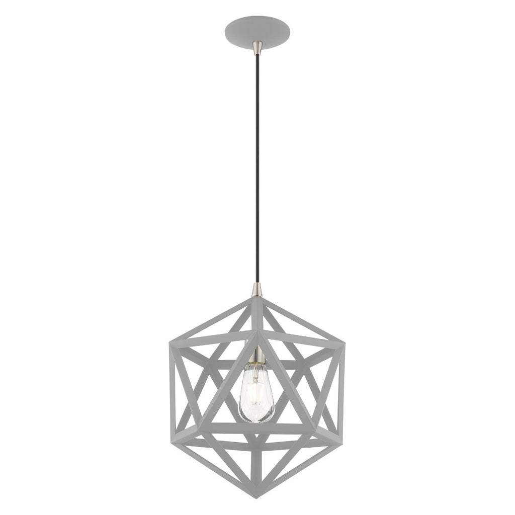 LIVEX LIGHTING  41328-80  Geometric Shade Mini Pendant
