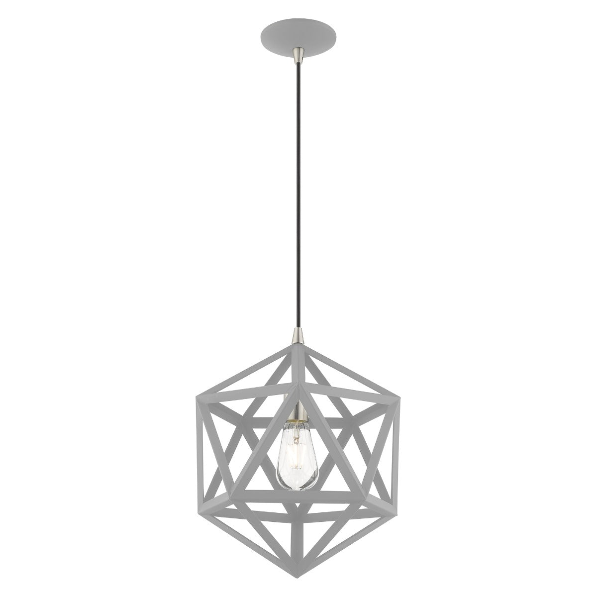 LIVEX LIGHTING  41328-80  Geometric Shade Mini Pendant