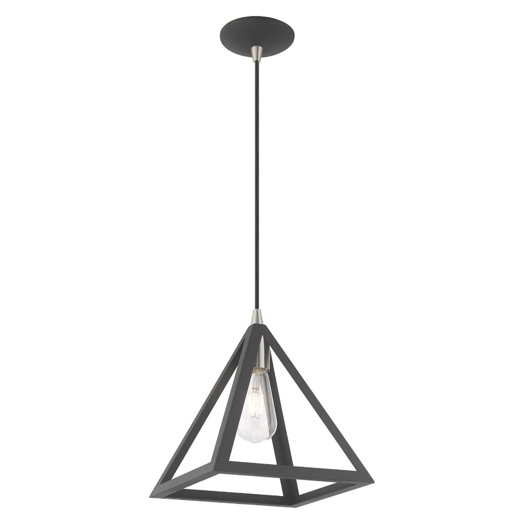 LIVEX LIGHTING  41329-76  Geometric Shade Mini Pendant