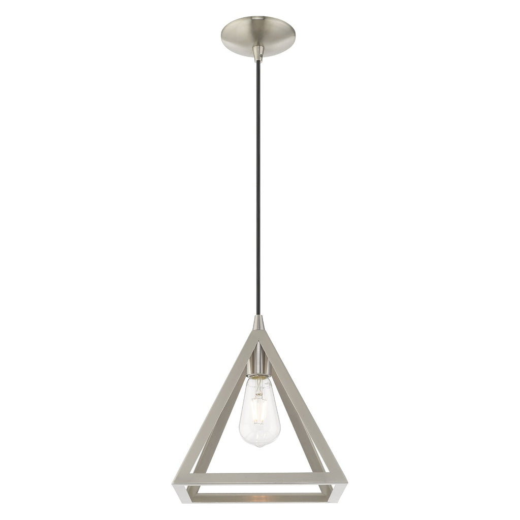 LIVEX LIGHTING  41329-91  Geometric Shade Mini Pendant