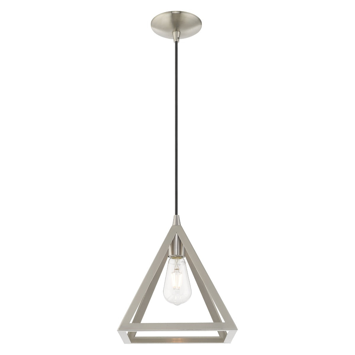 LIVEX LIGHTING  41329-91  Geometric Shade Mini Pendant
