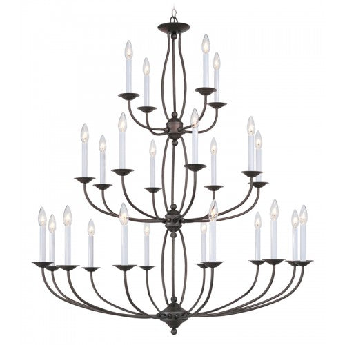 LIVEX LIGHTING  4180-07  Home Basics  Dinette Chandelier