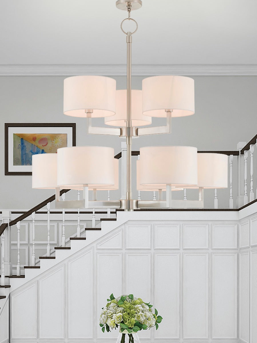LIVEX LIGHTING  42409-91  Hayworth  Foyer & Grand Chandelier