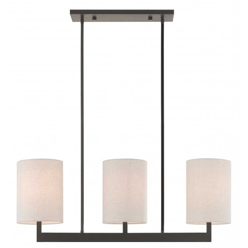 LIVEX LIGHTING  42426-07  Hayworth  Linear Chandelier