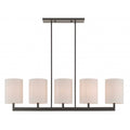 LIVEX LIGHTING  42428-07  Hayworth  Linear Chandelier