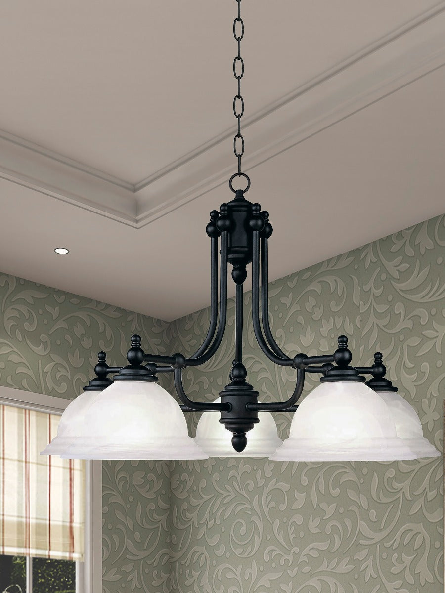 LIVEX LIGHTING  4255-04  North Port  Dinette Chandelier