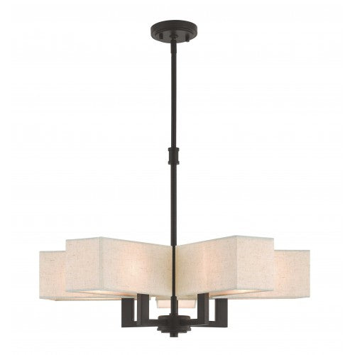 LIVEX LIGHTING  42665-07  Rubix  Chandelier