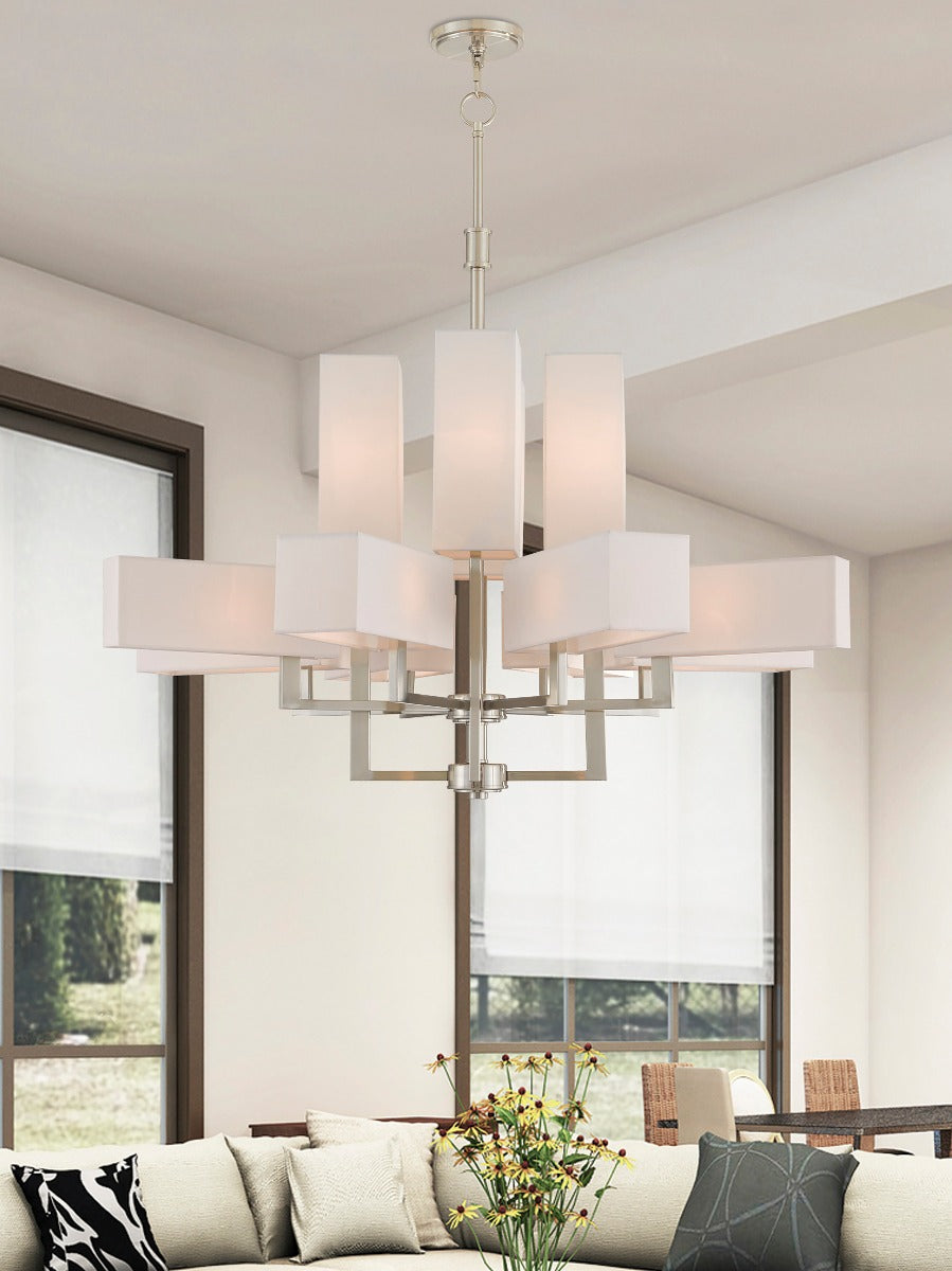 LIVEX LIGHTING  42679-91  Rubix  Foyer & Grand Chandelier