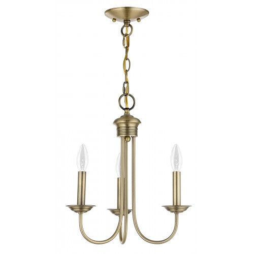 LIVEX LIGHTING  42683-01  Estate  Mini Chandelier
