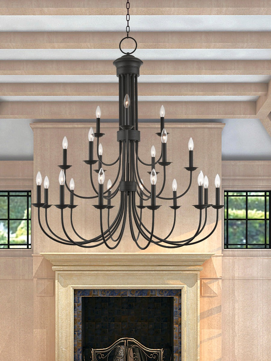 LIVEX LIGHTING  42688-07  Estate  Foyer & Grand Chandelier