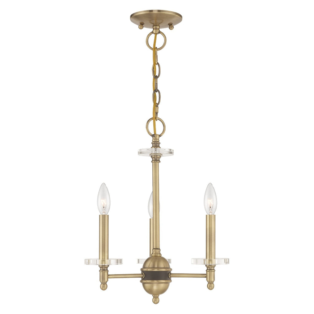 LIVEX LIGHTING  42703-01 Bancroft Mini Chandelier