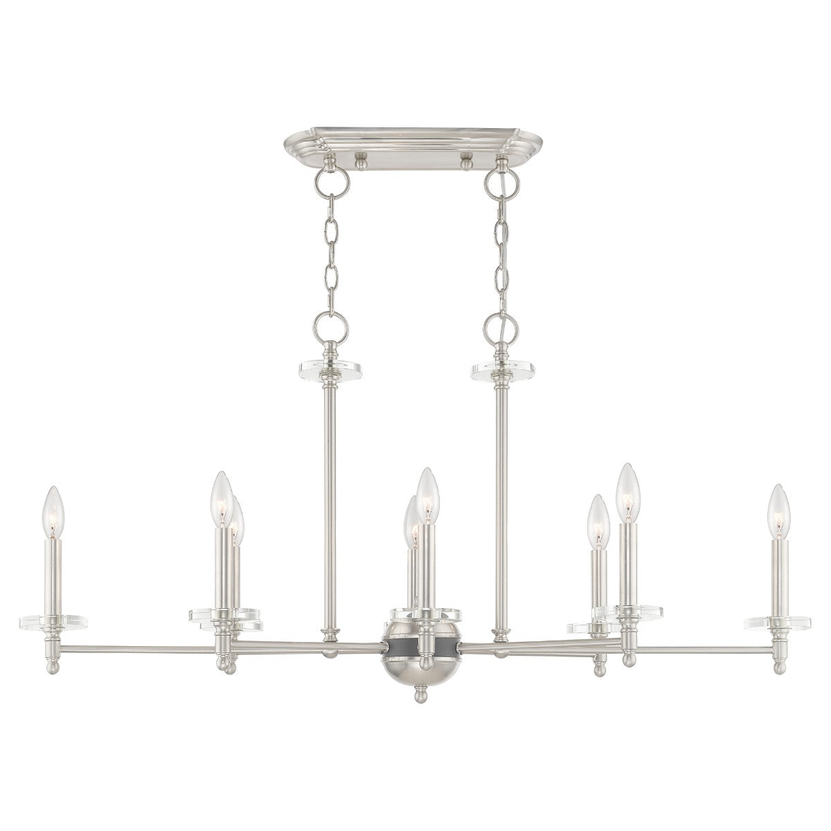 LIVEX LIGHTING  42708-91    Bancroft Linear Chandelier