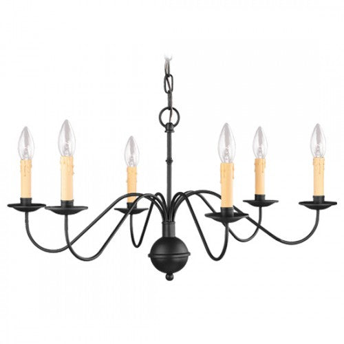 LIVEX LIGHTING  4450-04  Heritage  Dinette Chandelier