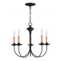 LIVEX LIGHTING  4455-04  Heritage Dinette Chandelier