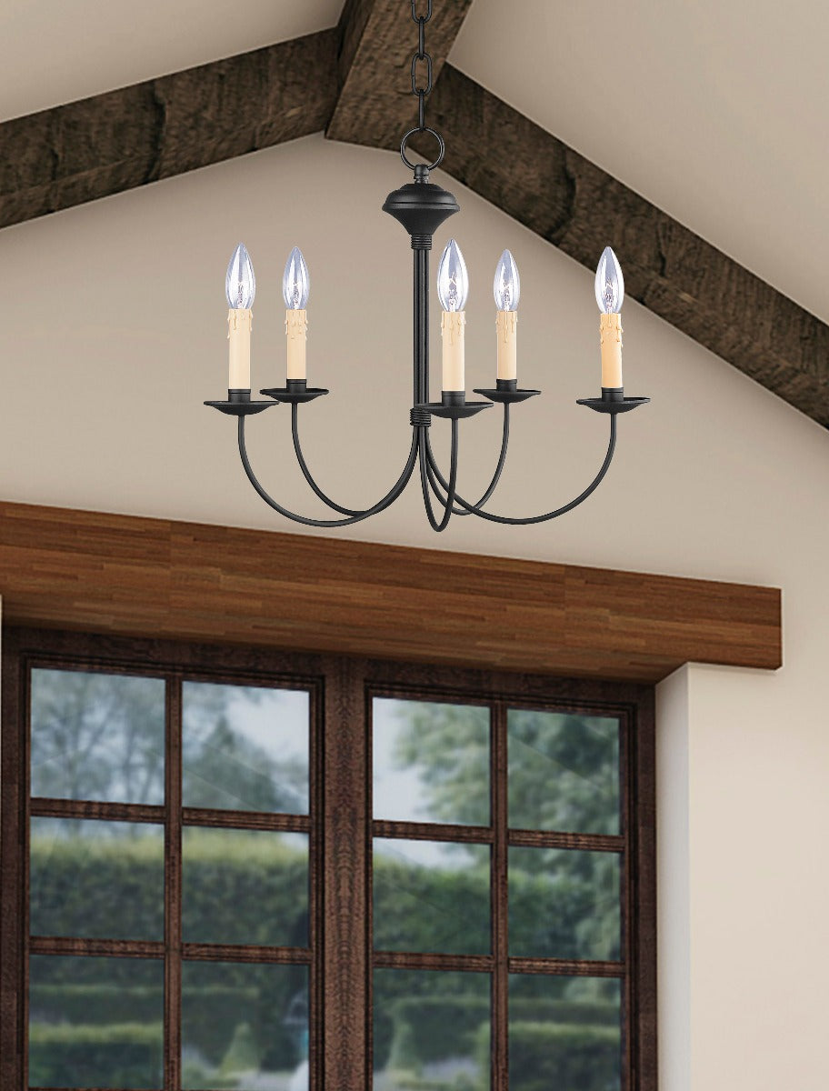 LIVEX LIGHTING  4455-04  Heritage Dinette Chandelier