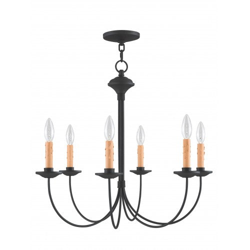 LIVEX LIGHTING  4456-04  Heritage  Dinette Chandelier