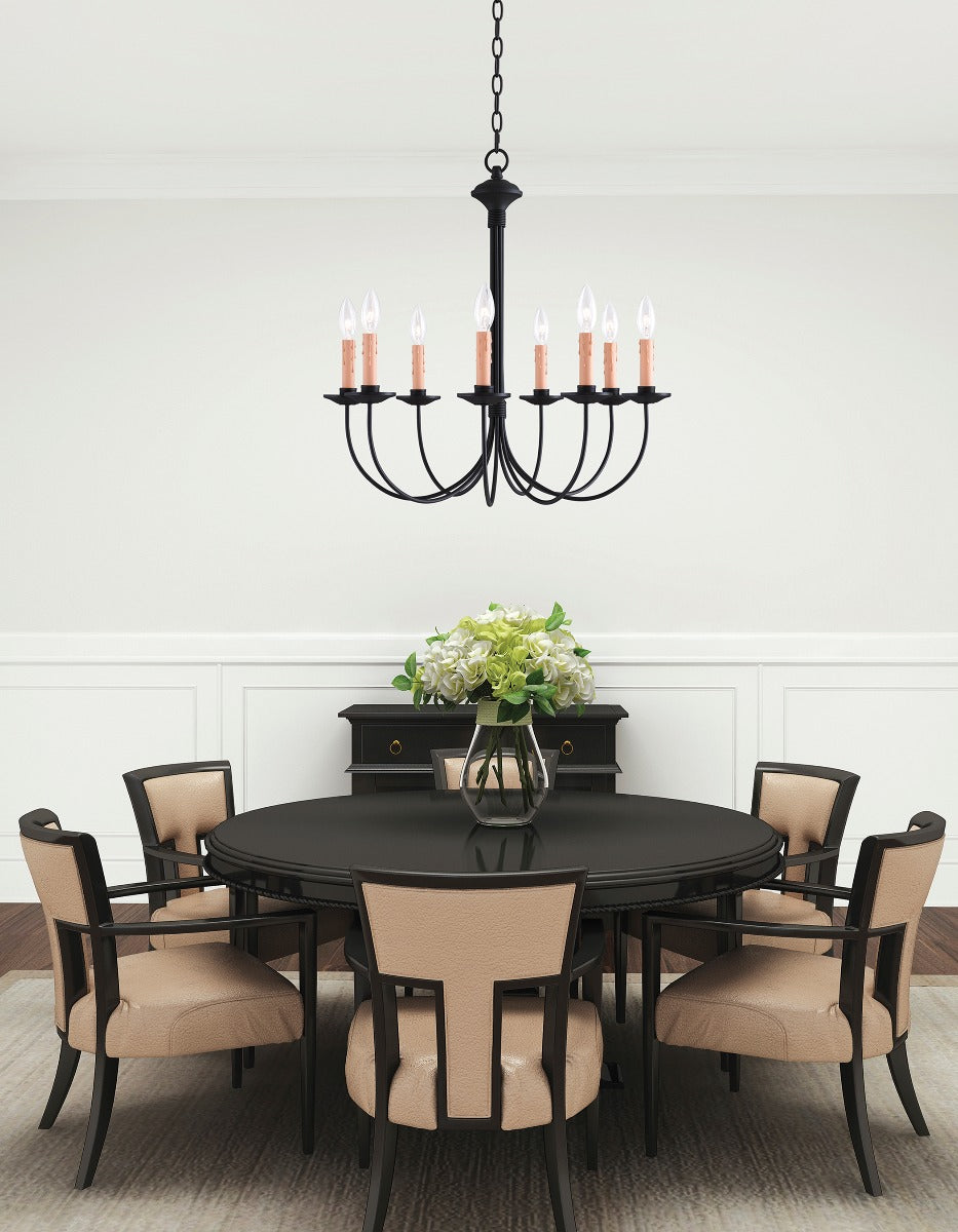 LIVEX LIGHTING  4458-04  Heritage  Dinette Chandelier