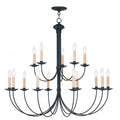 LIVEX LIGHTING  4460-04  Heritage  Dinette Chandelier