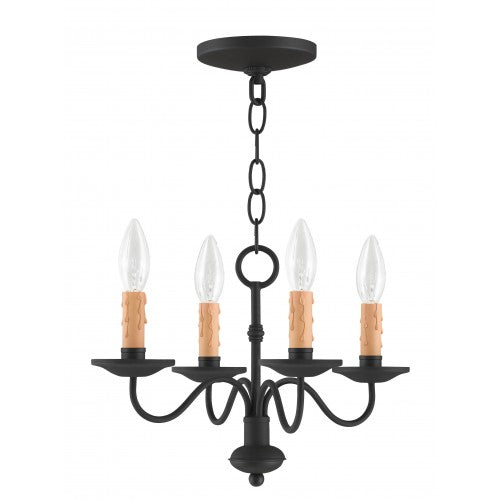 LIVEX LIGHTING  4464-04   Heritage  Mini Chandelier