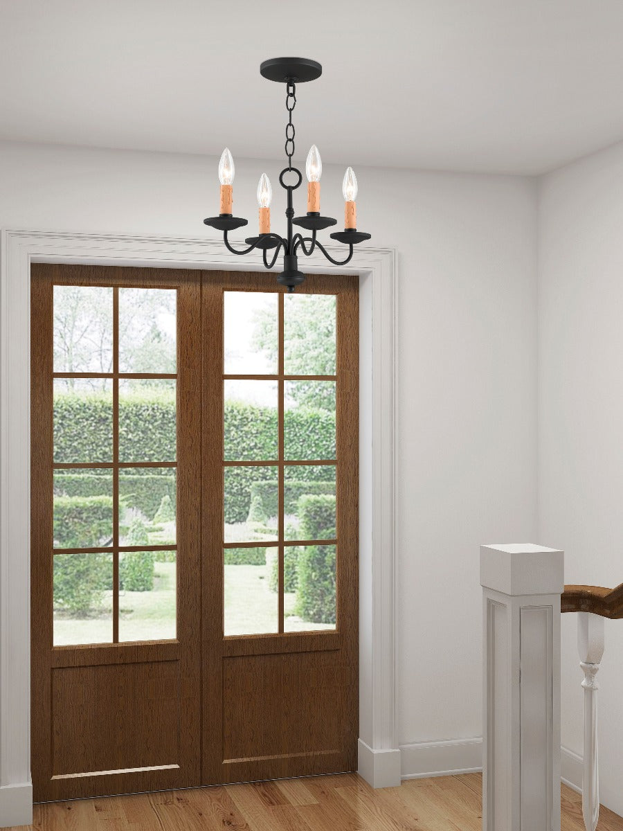 LIVEX LIGHTING  4464-04   Heritage  Mini Chandelier