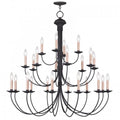 LIVEX LIGHTING  4537-04  Heritage  Dinette Chandelier