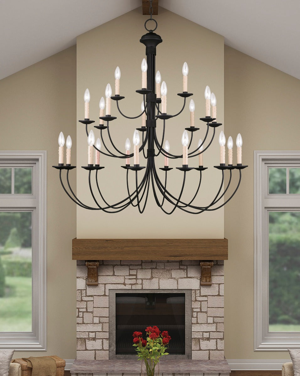 LIVEX LIGHTING  4537-04  Heritage  Dinette Chandelier