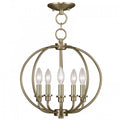 LIVEX LIGHTING  4665-01  Milania  Lantern/Ceiling Mount