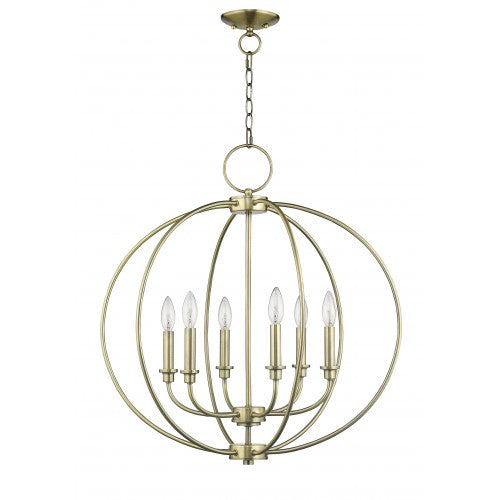LIVEX LIGHTING  4666-01  Milania  Dinette Chandelier