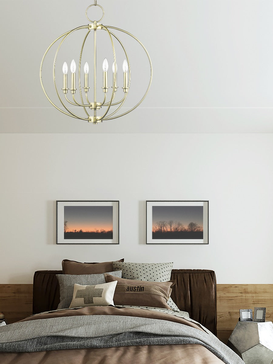 LIVEX LIGHTING  4666-01  Milania  Dinette Chandelier