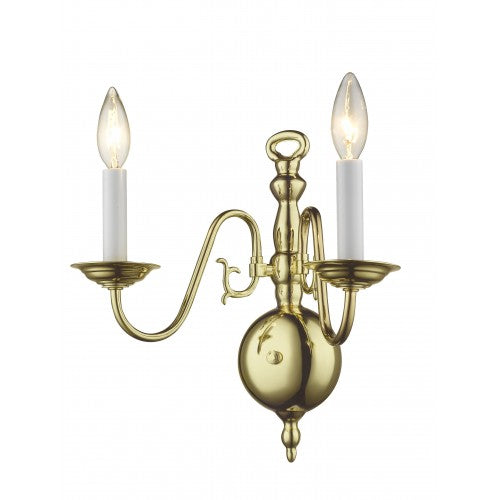LIVEX LIGHTING  5002-02  Williamsburgh  Wall Sconce