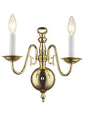 LIVEX LIGHTING  5002-02  Williamsburgh  Wall Sconce