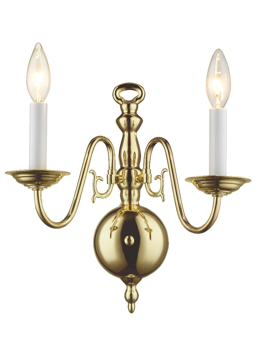 LIVEX LIGHTING  5002-02  Williamsburgh  Wall Sconce