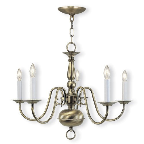 LIVEX LIGHTING  5005-01  Williamsburgh  Chandelier
