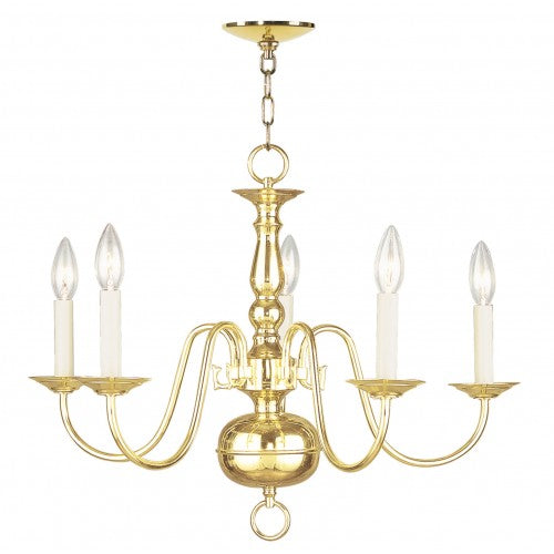 LIVEX LIGHTING  5005-02  Williamsburgh  Dinette Chandelier