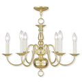 LIVEX LIGHTING  5006-02  Williamsburgh  Dinette Chandelier