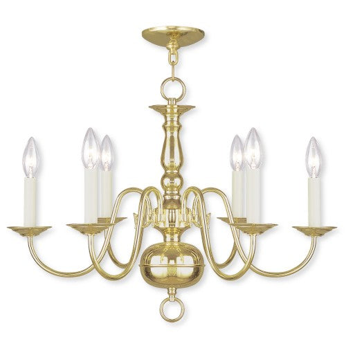 LIVEX LIGHTING  5006-02  Williamsburgh  Dinette Chandelier