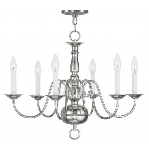 LIVEX LIGHTING  5006-35  Williamsburgh  Dinette Chandelier