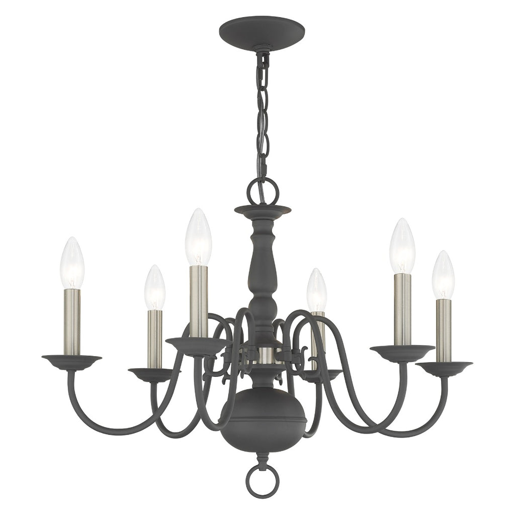LIVEX LIGHTING  5006-76  Williamsburgh  Chandelier